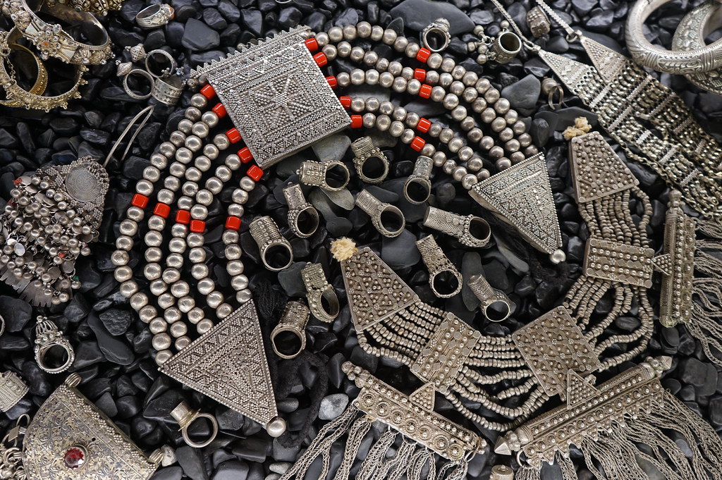 Bijoux du Yemen - Dans le Musée des parures à Marrakech.