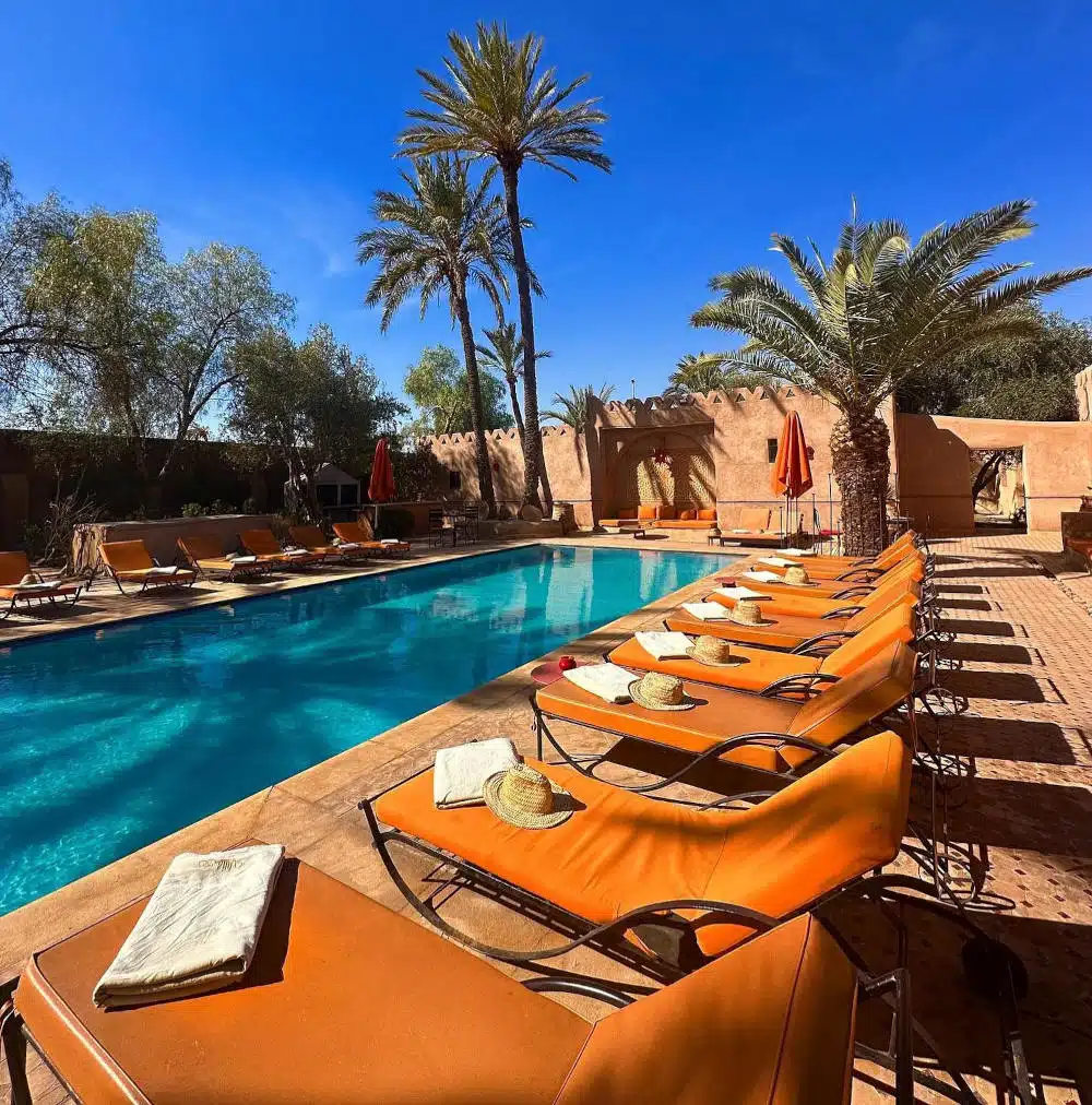 Piscine de la Villa 55 à Marrakech.