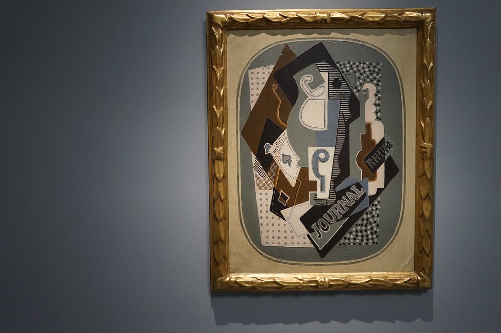 Nature morte de Gino Severini au Musée du Novecento à Milan.