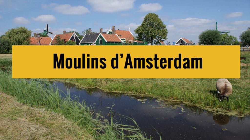Moulins d’Amsterdam (Zaanse Schans) : Paysage des Pays-Bas
