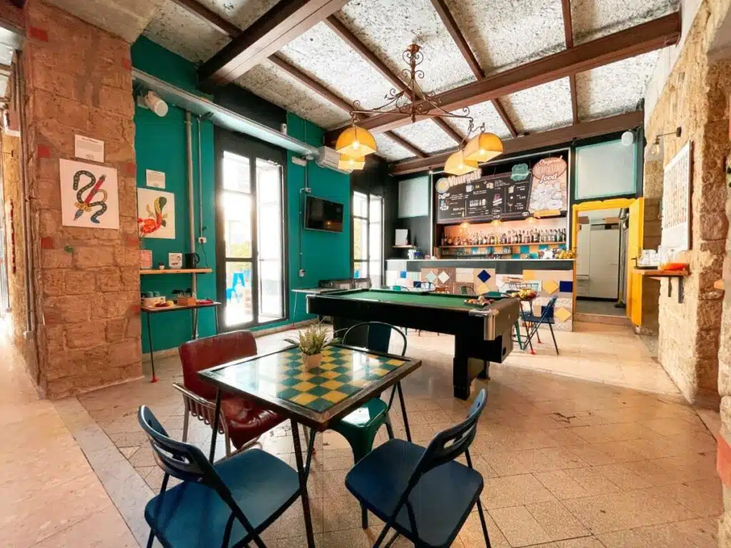 Bar de l'auberge de jeunesse Ostello Bello Napoli à Naples.