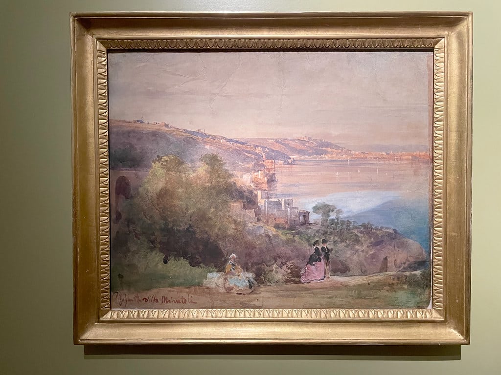"Villa Minutolo" de Giacinto Gigante au Musée Gallerie d'Italia à Naples.