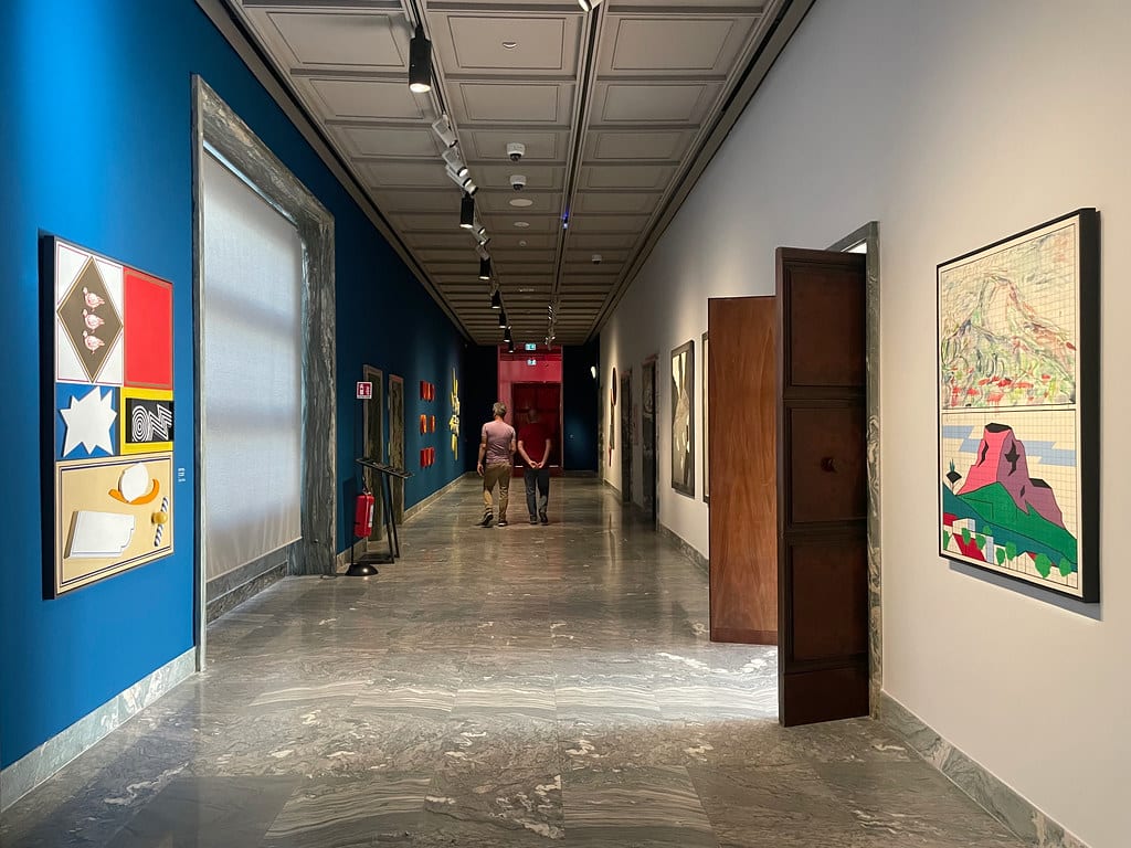Dans la partie d'art moderne du Musée Gallerie d'Italia à Naples.