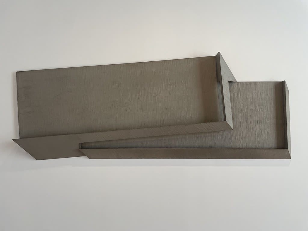 "Ombre de parallélépipèdes M.19" (1975) de Giuseppe Uncini au Musée Gallerie d'Italia à Naples.