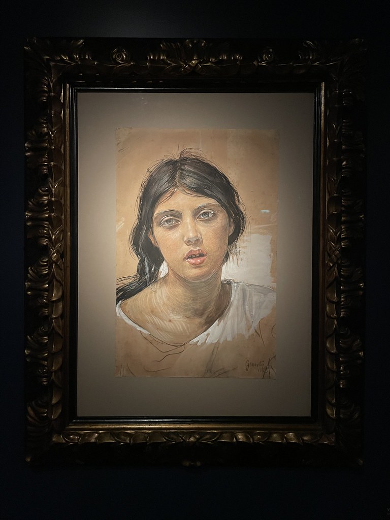 Portrait de Vincenzo Gemito au Musée Gallerie d'Italia à Naples.