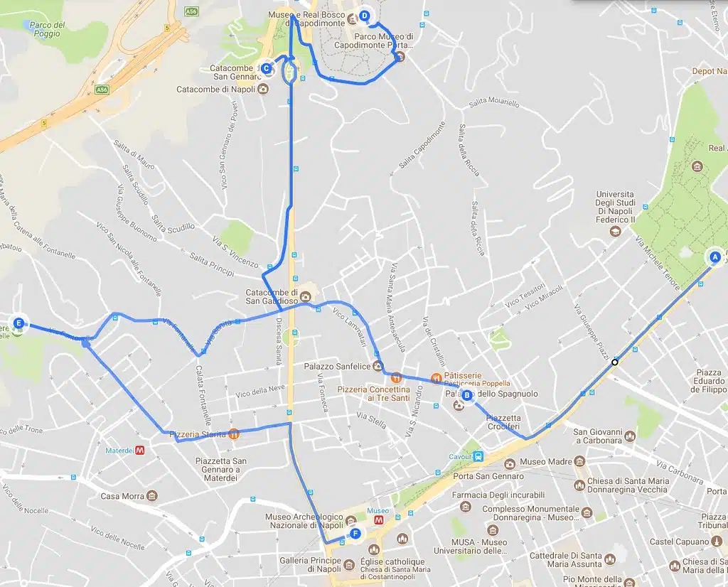 Plan jour 3 à Naples : Itinéraires hors des sentiers battus à la Sanita/Materdei.