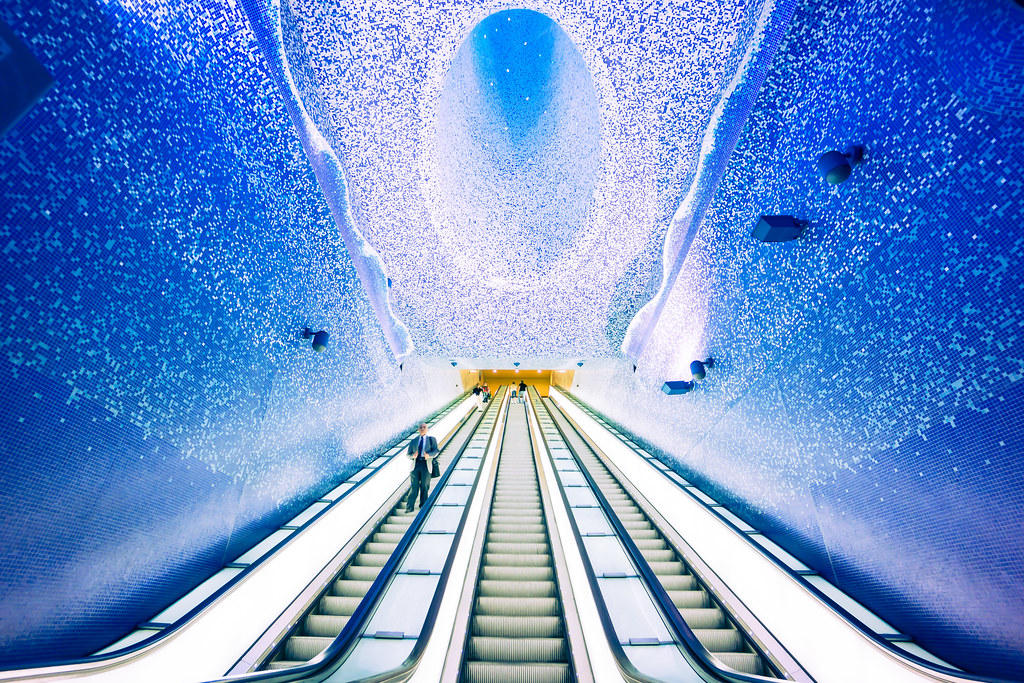 Dans la station de metro Toledo à Naples - Photo de Marite Toledo - Licence CCBY-NC-ND-2.0