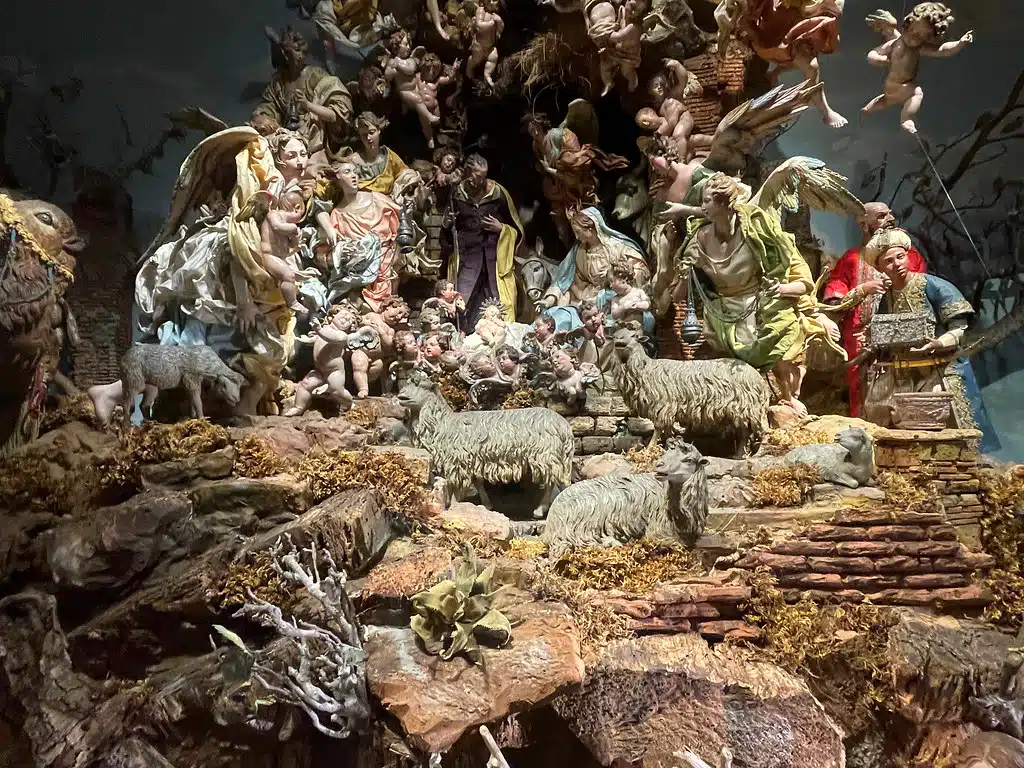 Crèche napolitaine au musée Capodimonte.