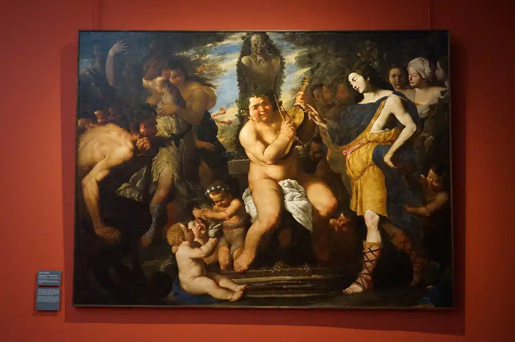 "Triomphe de Bacchus" par Francesco Fracanzano au Musée Capodimonte à Naples.
