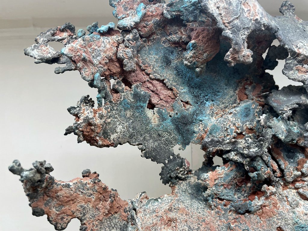 Cuivre dans le musée de minéralogie de Naples.