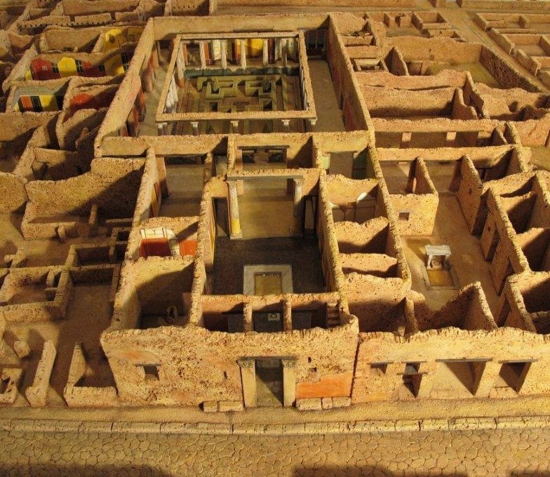 Modele réduit de Pompéi près de Naples - Photo de Dieter Cöllen