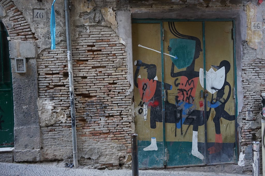 Street art de Cyop&Kaf dans les quartiers espagnols de Naples.