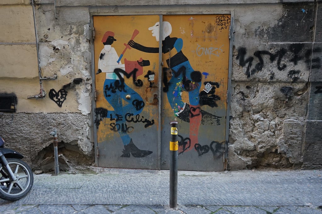 Street art de Cyop&Kaf dans les quartiers espagnols de Naples.