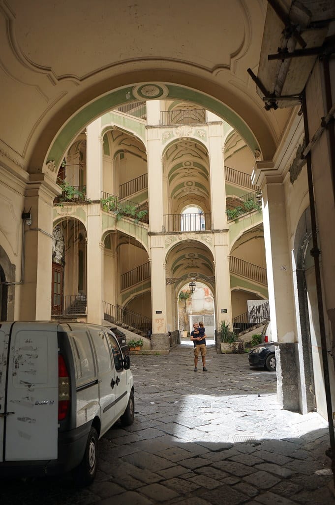 Palazzo Sanfelice dans le quartier de la Sanita à Naples.