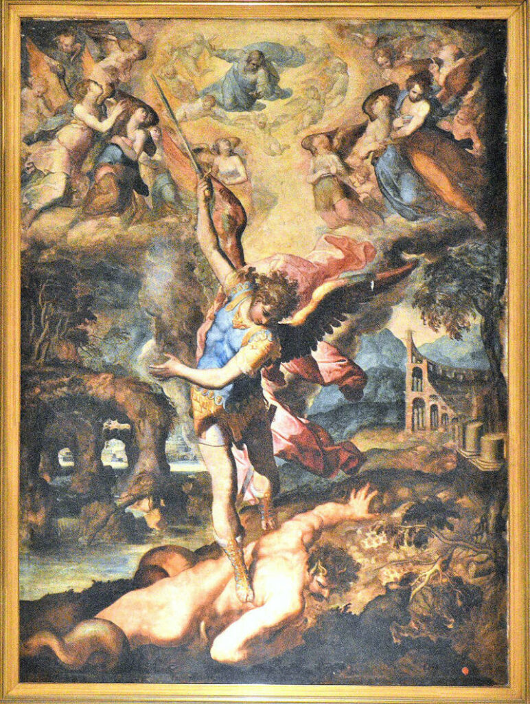 Tableau à l'église Chiesa di Sant'Angelo a Nilo à Naples - Photo de Giuseppe Guida - Licence ccbysa 4.0