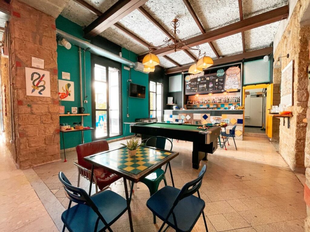Bar de l'auberge de jeunesse Ostello Bello Napoli à Naples.
