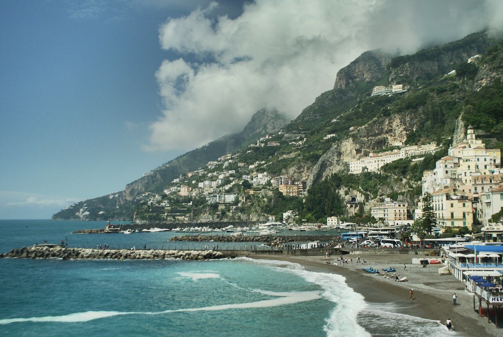 Côte Amalfitaine au sud de Naples.