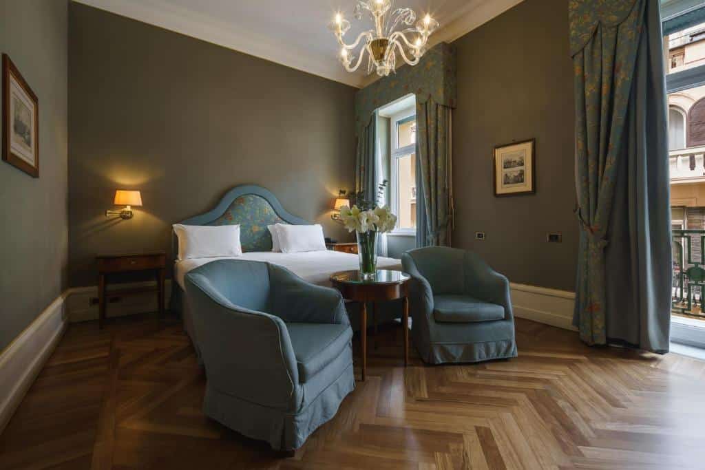 Chambre de l'Hotel Eurostars Hotel Excelsior à Naples.