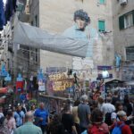 Fresque de Maradona à Naples : Street art et pèlerinage footballistique