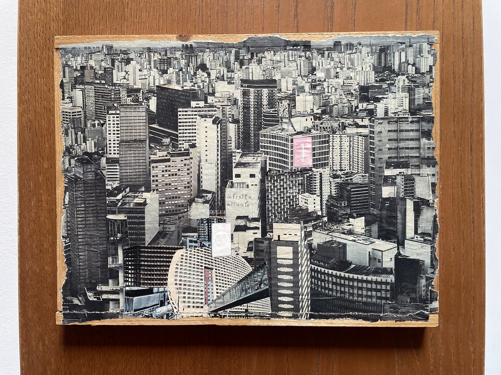 Collage de Stelio Maria Martini au Musée ARCA à Naples.