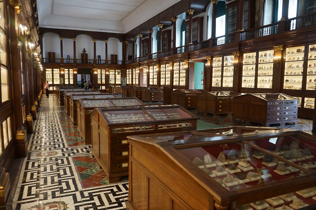 Musée de minéralogie de l'Université de Naples.