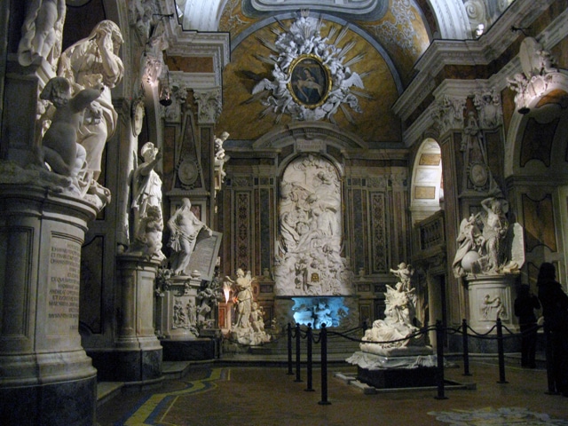 Chapelle Sansevero dans le Vieux Naples – photo de David Sivyer