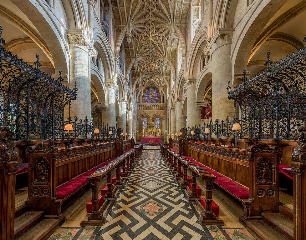 Christ Church Cathedral à Oxford en Angleterre – Photo by DAVID ILIFF. License: CC-BY-SA 3.0