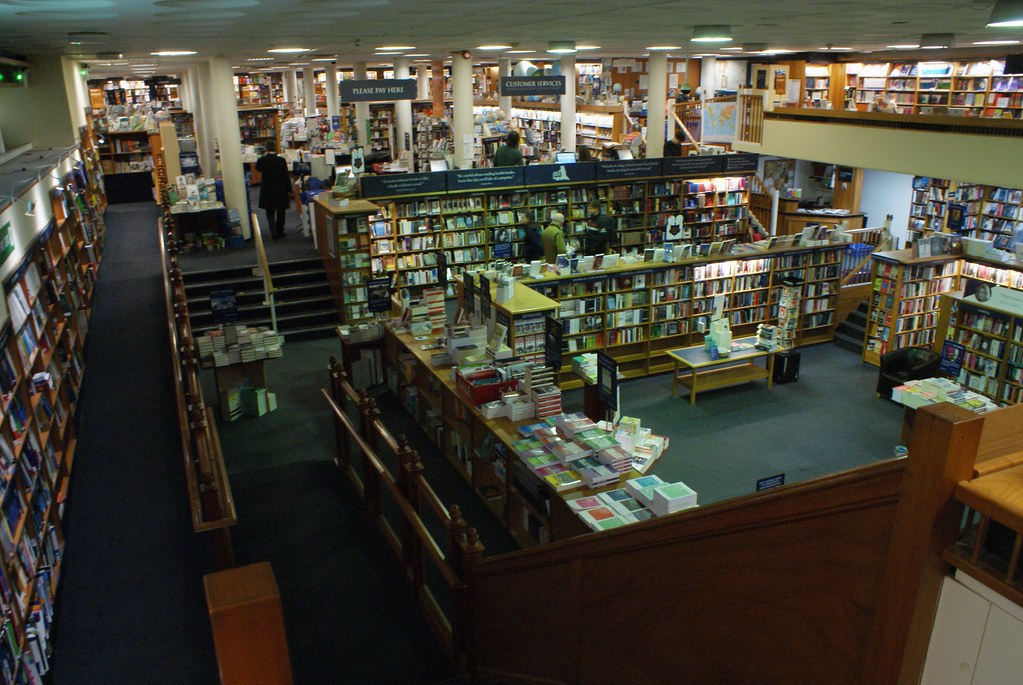 Librairie Blackwell’s et sa gigantesque salle en sous sol.