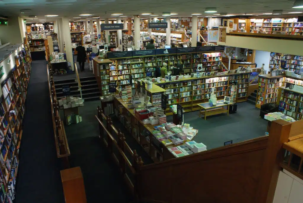 Librairie Blackwell’s et sa gigantesque salle en sous sol.
