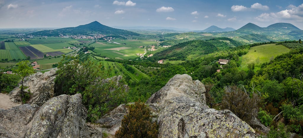 Paysage des Colli Euganei au sud de Padoue - Photo de Luca Argalia - Licence CCBYNCSA 2.0