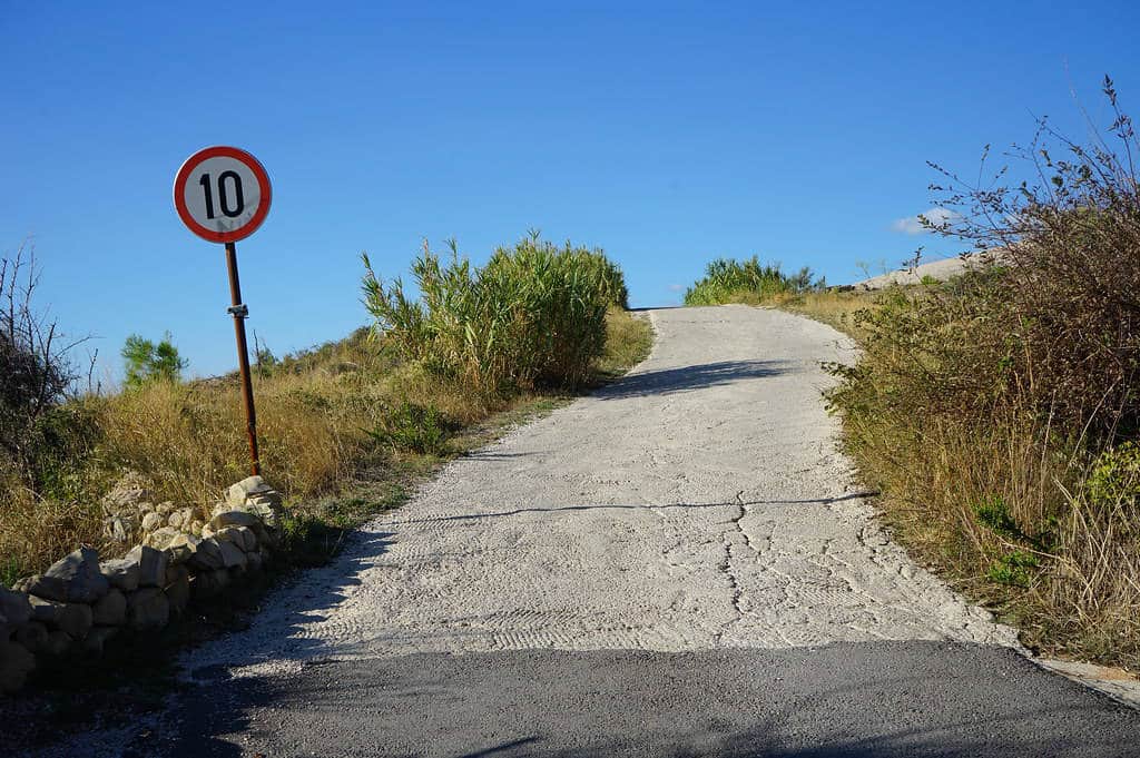 Sur la route.