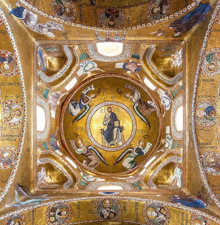 La Martorana ou église Santa Maria dell’Ammiraglio à Palerme – Photo de Matthias Süßen