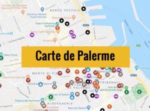 Carte de Palerme (Sicile) : Plan détaillé gratuit et en français à télécharger