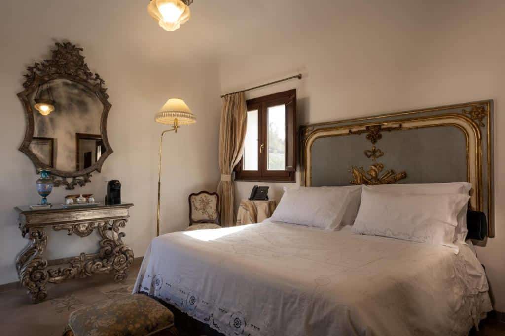 Chambre de la Villa del Gattopardo à Palerme.