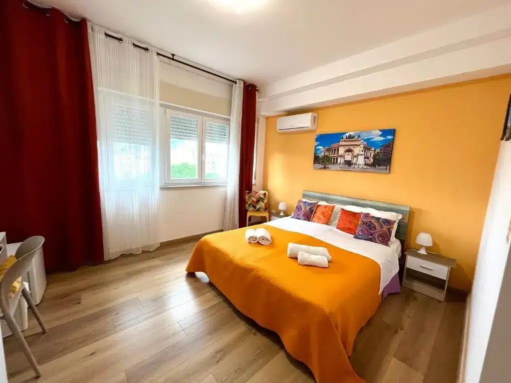 Chambre de l'hotel Le Albe di Sicilia à Palerme.