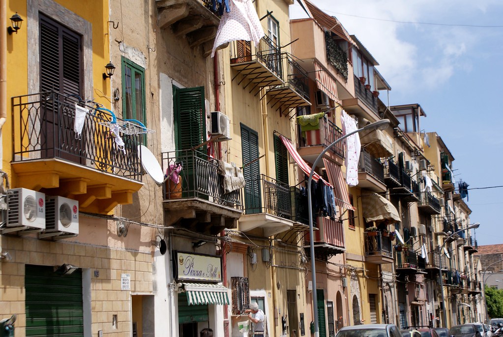 Dans le quartier de la Zisa à Palerme.