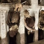 Macabres zombies des catacombes des Capucins à Palerme