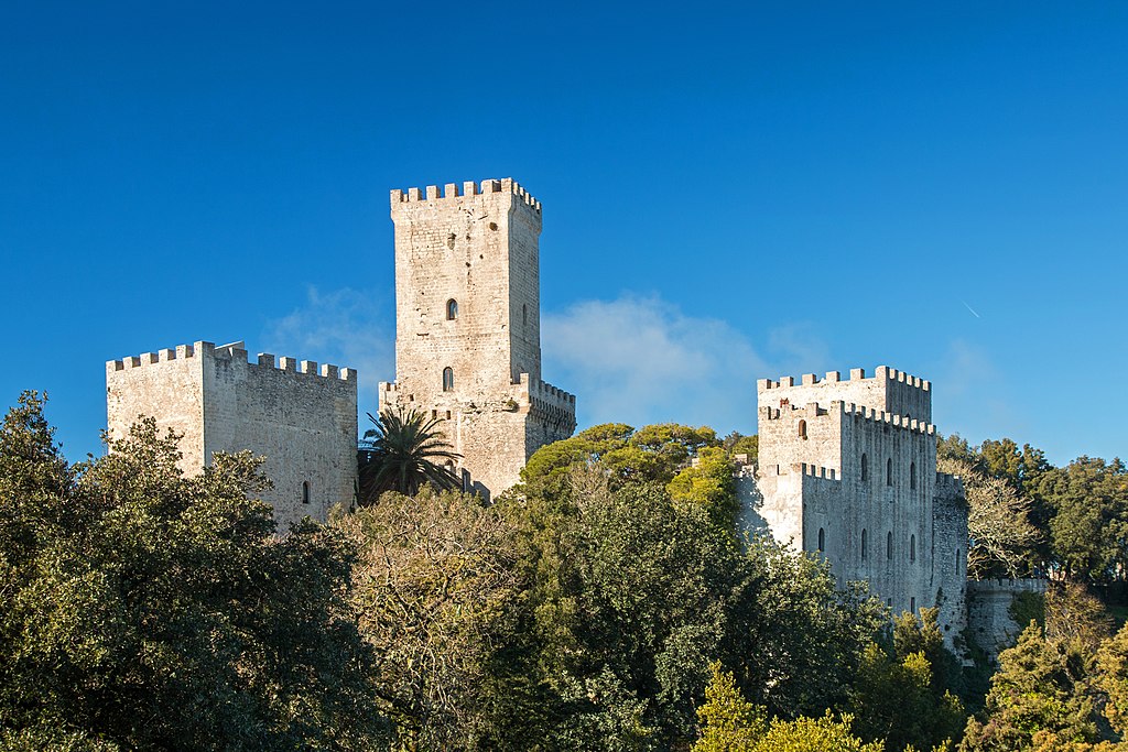 Vue sur le chateau d'Erice - Photo d'Andrea Schaffer - Licence ccby 2.0