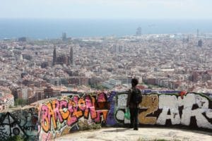 Superbe parc du Guinardo à Barcelone [Horta]