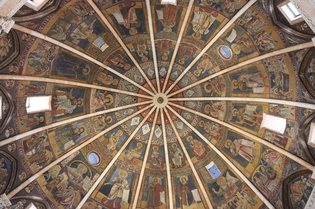 Plafond du Baptistère de Parme - Photo de FrDr - Licence ccbysa 3.0
