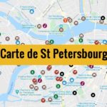 Carte de Saint Petersbourg (Russie) : Plan détaillé gratuit et en français à télécharger