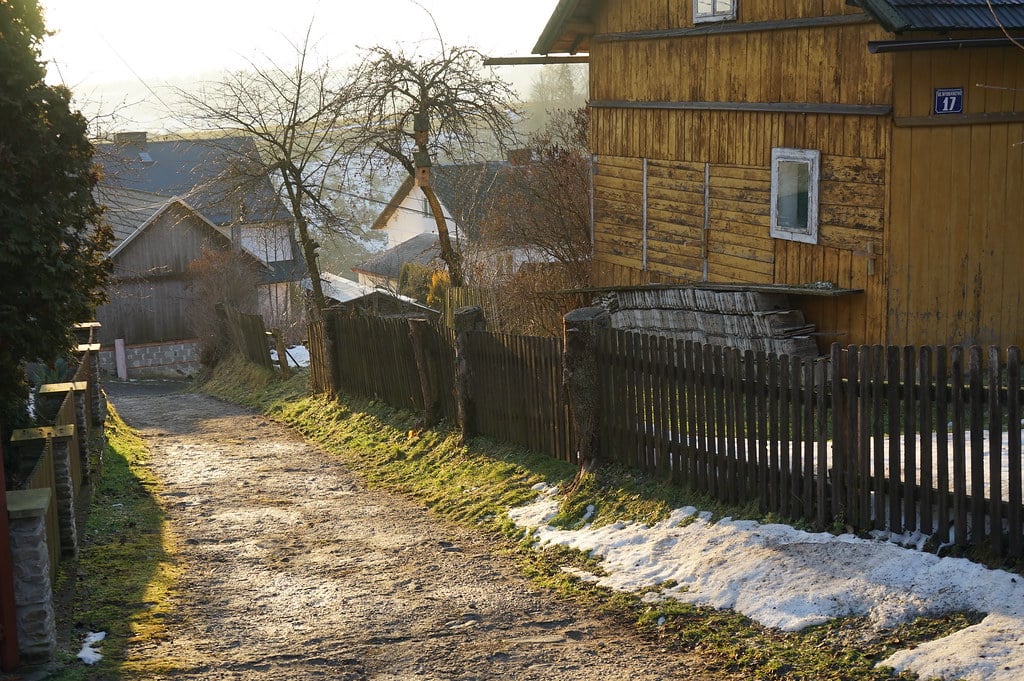 Dans le village de Grywald près des Pieniny.
