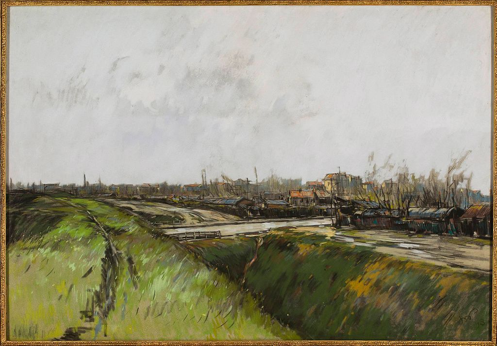 Cracovie Stanisław_Wyspiański_-_Paysage de quartier de banlieue de Paris Date 1893