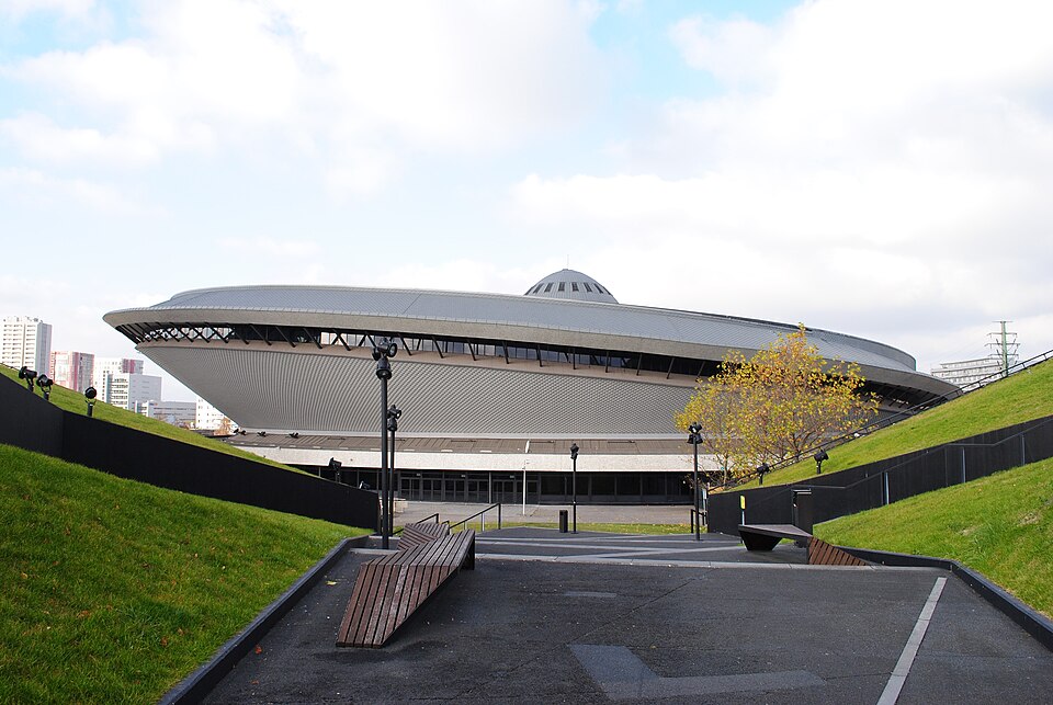 Spodek, la salle omnisport et de concert emblématique de Katowice - Photo de Marek Mroz. Licence ccbysa 4.0