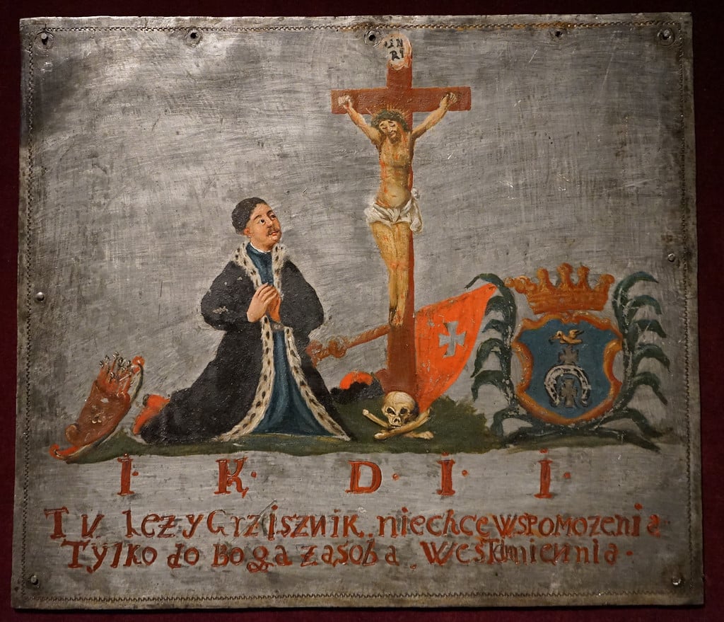 Portrait épitaphe (funéraire) au Musée Czartoryski à Cracovie.