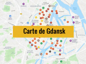 Carte de Gdansk : tous les lieux du guide