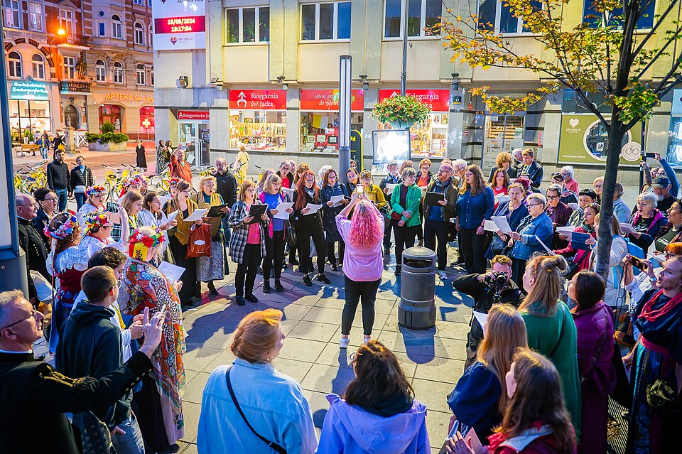 Concert sur le Rynek de Katowice - Photo de Radoslaw Kazmierczak - Licence ccbysa 4.0