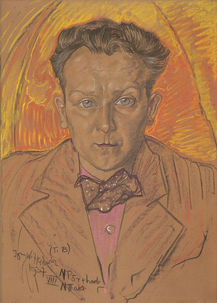 "Portret doktora Henryka Borenioka" de Witkacy au Musée de Silésie de Katowice.
