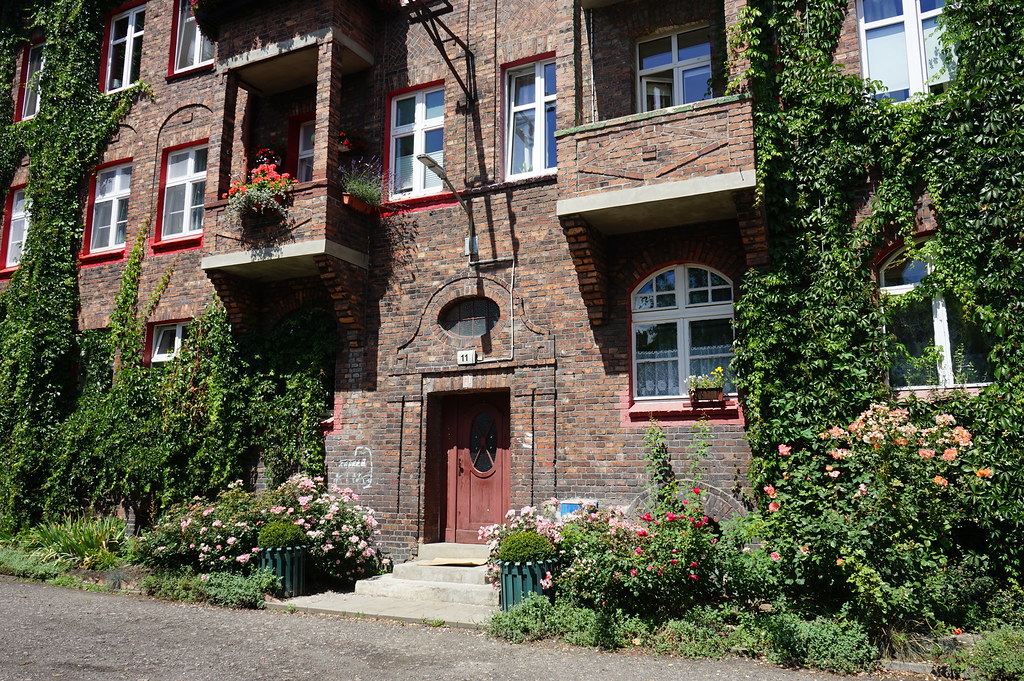 Dans le quartier minier de Nikiszowiec à Katowice côté cour.
