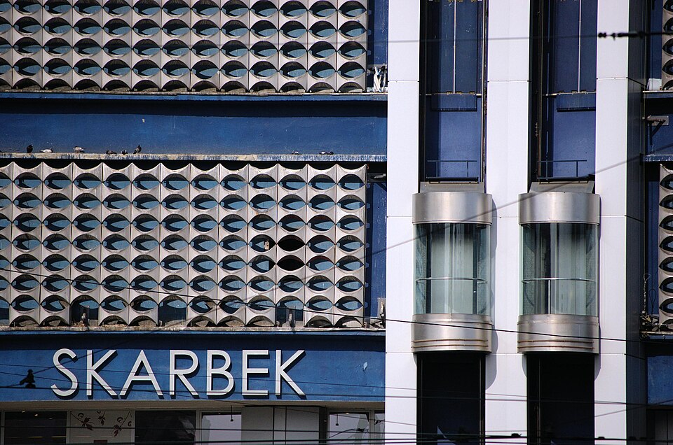 Détails de l'immeuble Skarbek à Katowice - Photo de kris D. - Licence ccbysa 2.0